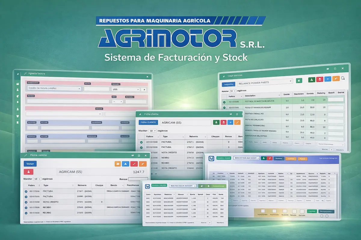 Sistema de stock y facturación de Agrimotor